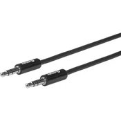 eSTUFF Avdio Minijack kabel 3.5mm 0,5m črn