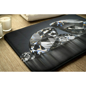tulup.si Kopalniške preproge Diamanti 90x60 cm Bela in siva