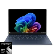 Lenovo - Yoga Slim 7x 14 2K OLED Touchscreen Laptop- Snapdragon X2 Plus X2P-42-100 2026 - 16GB Memory- 512GB SSD - Copilot+ PC - Cosmic Blue