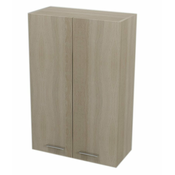 Zgornja omarica ZOJA/KERAMIA FRESH, 50 x 76 x 23 cm, hrast platin - 43
