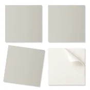 shumee Komplet PVC vzorčastih samolepilnih ploščic za spalnico, svetlo kremne barve, 9x30x30 cm
