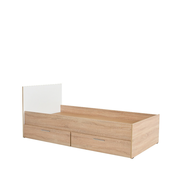 Bijelo/natur djecji krevet s prostorom za odlaganje 90x190 cm - Kalune Design