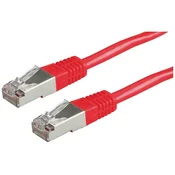 VALUE Value 21.99.1371 RJ45 omrežni kabel\, Patch kabel CAT 6 S/FTP 7.00 m rdeča 1 kos, (20420248)