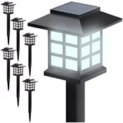 MG Garden Lamp V2 sončna svetilka 6ks, črna