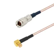 shumee SDI kabel DIN1.0-2.3 vtič/MCX vtič 75 ohmov 1 m