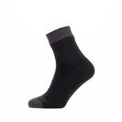 CARAPE SEALSKINZ WRETHAM WP WARM WEATHER ANKLE SOCK BLACK/GREY