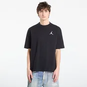 Majice Jordan Mens Embroidered Jumpman T-Shirt Black/ White M