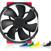 Noctua Računalniški ventilator Noctua NF-A15 HS-PWM chromax.black.swap, 140 mm, črn, tiho delovanje, PWM podpora