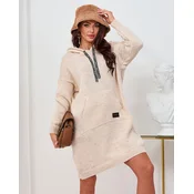 Resti Beige womens sweater dress