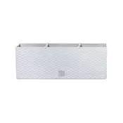 OEM Samozalivalni cvetlični lonček RATO CASE 51,4x19x18,6 cm bel, 17 l