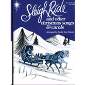 SLEIGH RIDE & OTHER CHRISTMAS CAROLS  EASY piano WITH WORDS