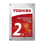 TOSHIBA 2TB 3.5 SATA III 64MB 7.200rpm HDWD120UZSVA P300 series bulk