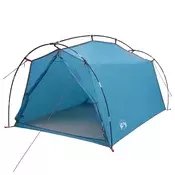 vidaXL Tunelski šotor Modra 2 osebi 185T poliester s PU premazom