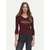 Guess Pulover W6BR55 Z1456 Bordo rdeča Regular Fit