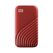WD My Passport SSD 2TB, USB-C 3.2 rdeč