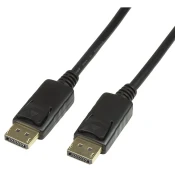LOGILINK LogiLink DisplayPort priključni kabel DisplayPort  vtič\, DisplayPort  vtič 7.50 m črna CV0076  DisplayPort kabel, (20420982)