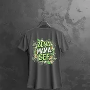 Camiseta Majica sa štampanim printom Cam 887, Ženska, Tamnosiva