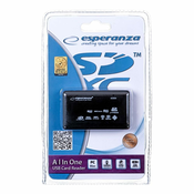 Esperanza EA119 citac kartica USB 2.0 Crno