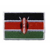 shumee Našitek zastave Kenije - magnetna podlaga - vezen našitek/značka/emblem