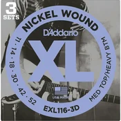 DAddario EXL116-3D Žice za elektricnu gitaru (Kao novo)
