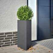 Vrtna sadilica antracit trokutasta 40 x 34,5 x 75 cm celicna