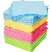 nice essentials Microfibre Cleaning Cloths 32 x 32 cm Set, 20 pcs