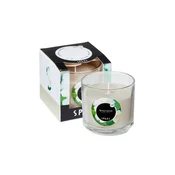 Ljubki dom Dišeča sveča v steklu SPIRITUAL JASMINE 8,5 cm kremna