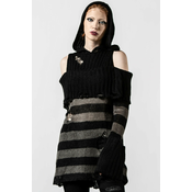 Pulover moška - Shallow Grave Hooded Knit - KILLSTAR - KSRA004140