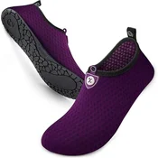 Nikcorp Cipele za vodu Circle Dot Purple, unisex brzosušeca obuca za plažu i sportove na vodi, protuklizne, ljubicaste, EU 34/35