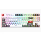 Royal Kludge RKR87 Mehanicka Tastatura Bela (Hot-swappable) (RK Brown Prekidac)