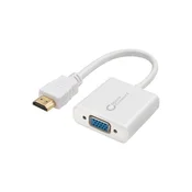 Adapter HDMI - VGA M/F, bel