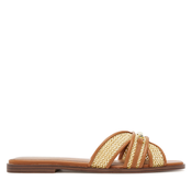 Twinset Nizki natikači CIABATTA rjava/kapučino/zlata