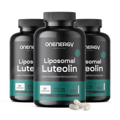 3x Liposomski luteolin 500 mg, skupaj 180 kapsul
