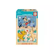 Drevené puzzle Disney Classics Educa 2x50 dielov od 4 rokov EDU19290