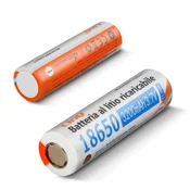 LINQ 2x 18650 polnilne baterije s PLOŠČAto glavo 3200 mAh/3,7 V LinQ str. Walkie Talkie, kamera, mini ventilator, (20630295)