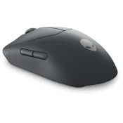 DELL Alienware Pro Wireless Gaming Mouse miška Igranje iger Obojeročna RF Wireless + USB Type-C Optični 26000 DPI