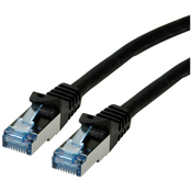 ROLINE Roline 21.15.2851 RJ45 omrežni kabel\, Patch kabel CAT 6a S/FTP 1.00 m črna 1 kos, (20420622)