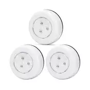 Aigostar - SET od 3 prenosna RGB LED nocna svetla, LED/3xAAA + daljinski upravljac