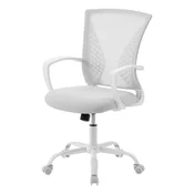 Songmics Pisarniški stol 64x64x96-104 cm siva