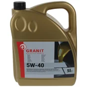Granit SAE 5W-40, 5 L motorno ulje s niskim trenjem