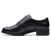 CLARKS Čevlji na vezalke Havisham črna