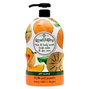 Gel za prhanje in šampon 2v1 lubenica in aloe vera Naturaphy 1000ml 30062
