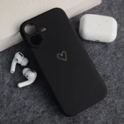 Maska Golden Heartbeat za iPhone 17 crna