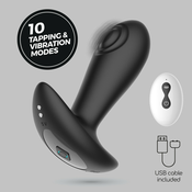 CRUSHIOUS OCTO TAPPING ANAL PLUG WITH REMOTE CONTROL