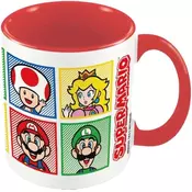 Skodelica Pyramid International Super Mario – rdeča notranjost in ročaj, 315 ml