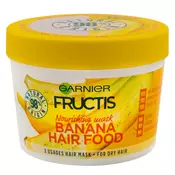 GARNIER hranilna maska za suhe lase Fructis Banana Hair Food, 390ml