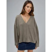 Busem Bluza svetlo rjava