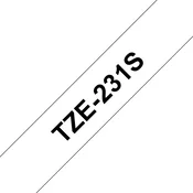 BROTHER Tze-231S trak za etikete črn na belem, TZE231S2
