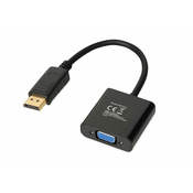iBOX iBox IADPVGA Adapter za DisplayPort na VGA, Moški na Ženski, 1080p, Srebrna barva, 1 kos
