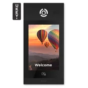 AA-14FB ČRNA - Vrata panel IP, 10 LCD, UKEY, SIP 2.0 - BasIP
